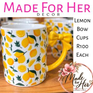 Lemon bow cups